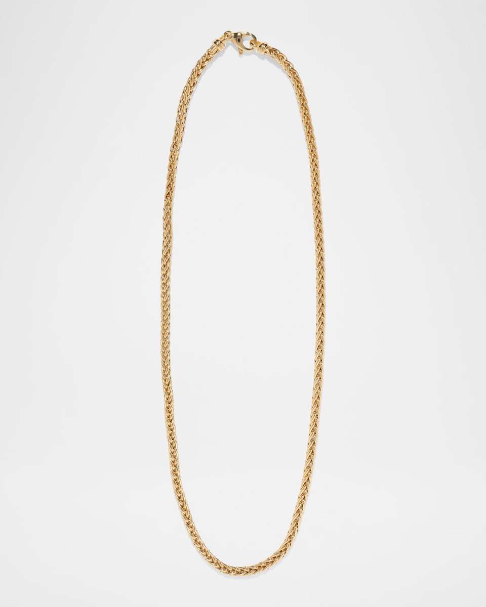 18K Small Woven Chain Necklace